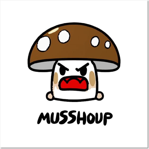 Angry mushroom Wall Art by Asirihouse